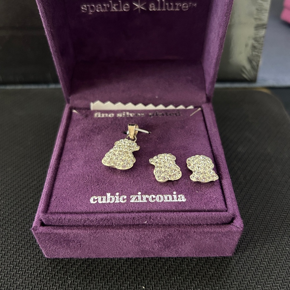 Silver Cubic Zirconia Earrings